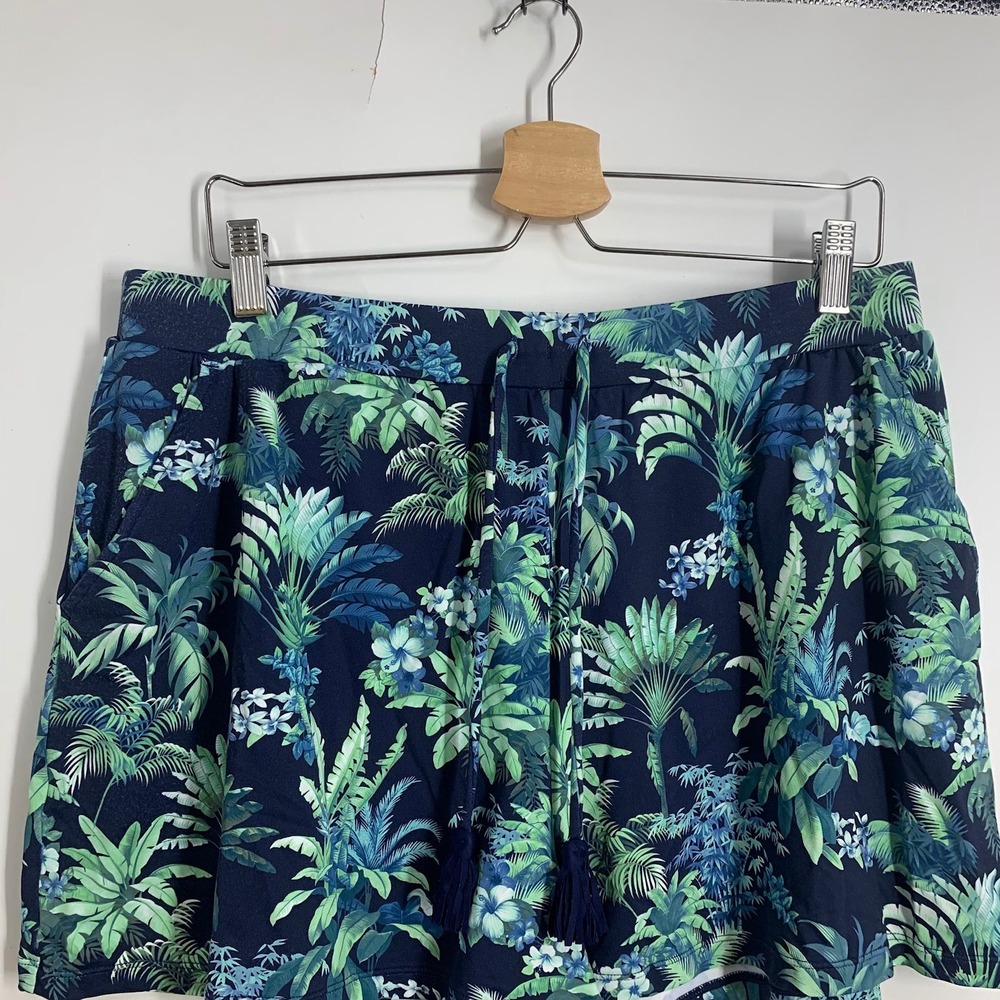 Tommy Bahama Men's Tropical Palm Leaf Print Drawstring Shorts Size 32 - Picture 3 of 16